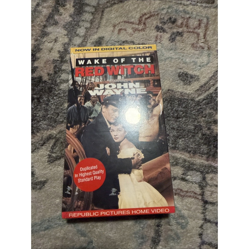 Wake of The Red Witch John Wayne VHS NEW Sealed Digital Color